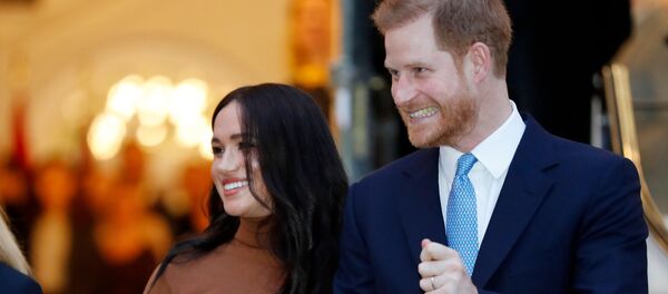 Британский принц Гарри и Меган, герцог и герцогиня Сассексские - Sputnik Армения