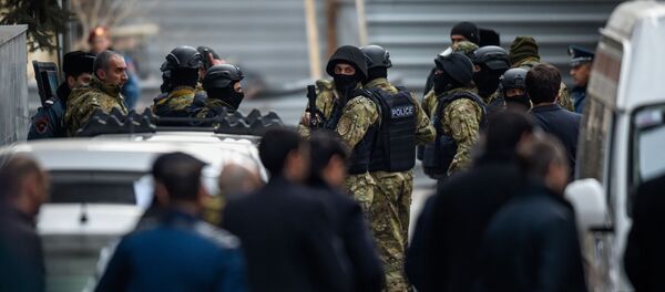 Стрельба в бизнес-комплексе Эребуни плаза в самом центре Еревана - Sputnik Армения