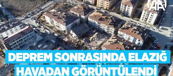 Последствия землетрясения в Турции сняли с беспилотника - Sputnik Արմենիա