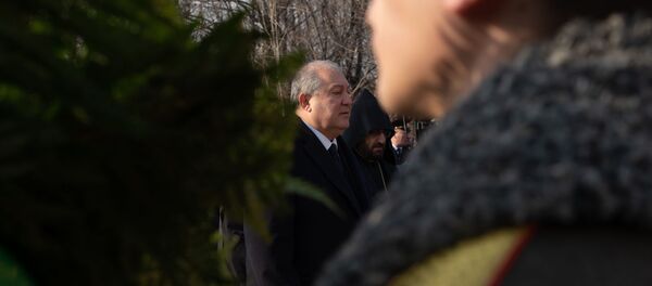  День Армии в Мемориальном комплексе Ераблур (28 января 2020). Еревaн - Sputnik Армения