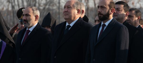 День Армии в Мемориальном комплексе Ераблур (28 января 2020). Еревaн День Армии в Мемориальном комплексе Ераблур (28 января 2020). Еревaн - Sputnik Армения