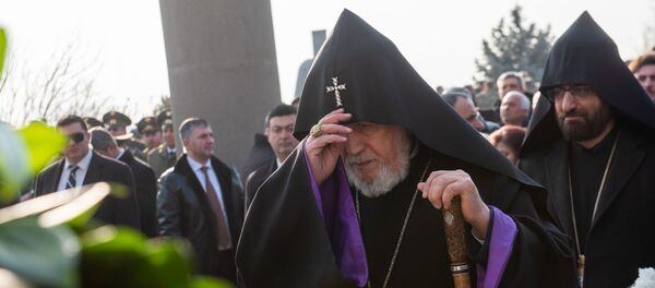 День Армии в Мемориальном комплексе Ераблур (28 января 2020). Еревaн День Армии в Мемориальном комплексе Ераблур (28 января 2020). Еревaн - Sputnik Արմենիա