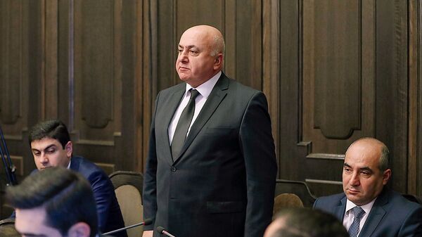 Арам Тананян на заседании правительства Армении (30 января 2020). Еревaн - Sputnik Армения