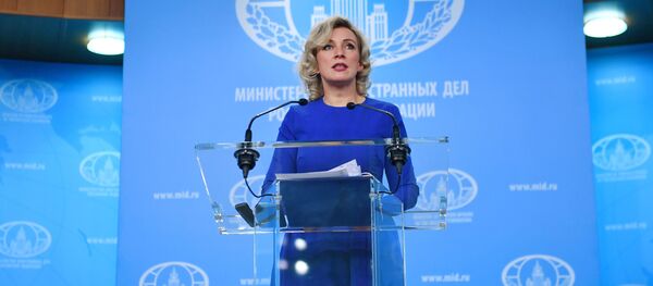 Официальный представитель Министерства иностранных дел России Мария Захарова во время еженедельного брифинга (30 января 2020). Москвa Официальный представитель Министерства иностранных дел России Мария Захарова во время еженедельного брифинга (30 января 2020). Москвa - Sputnik Армения