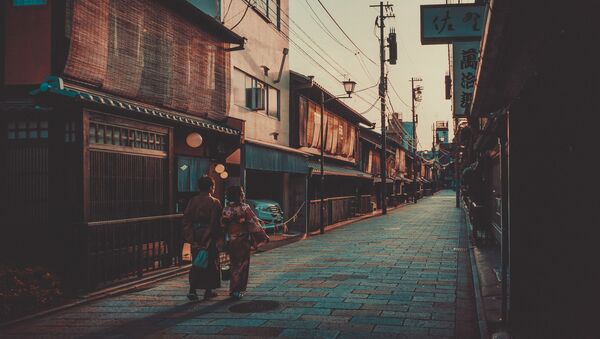 Район Гион в Киото, где работают гейши, Япония - Sputnik Армения