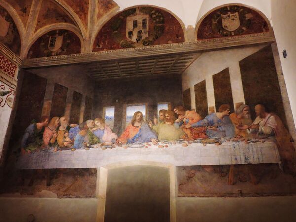 Роспись Тайная вечеря в доминиканском монастыре Санта-Мария-делле-Грацие в Милане - Sputnik Армения