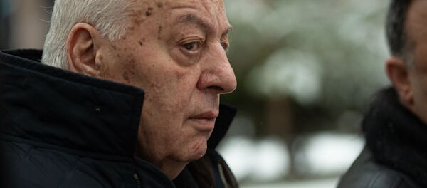 Размик Абраамян возле здания Апелляционного уголовного суда (1 февраля 2020). Еревaн - Sputnik Արմենիա