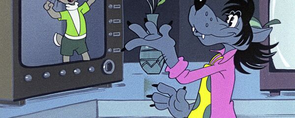 Кадр из мультипликационного фильма Ну, погоди! Кадр из мультипликационного фильма Ну, погоди! - Sputnik Արմենիա