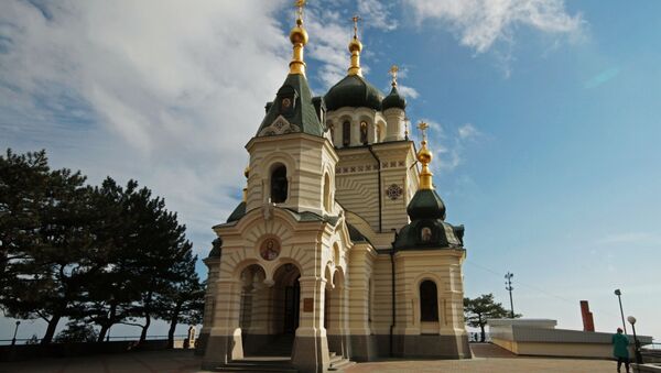 Церковь Воскресения Христова в поселке городского типа Форос, Крым - Sputnik Արմենիա
