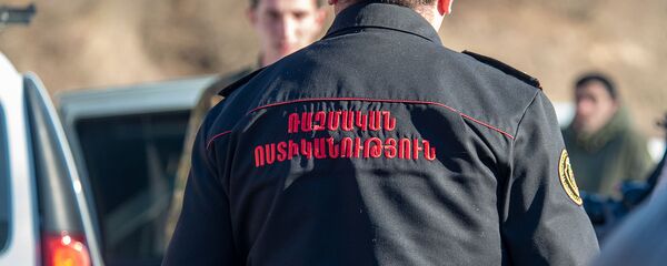 Сотрудник военной полиции Армении - Sputnik Արմենիա