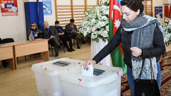 Парламентские выборы в Азербайджане (9 февраля 2020). Баку - Sputnik Արմենիա