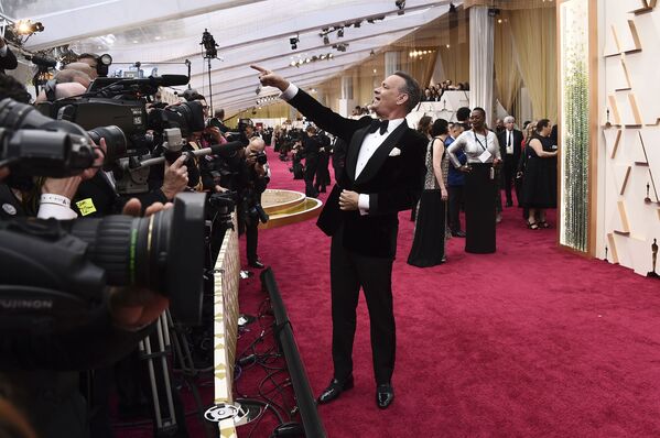Актер Том Хэнкс на красной дорожке церемонии вручения премии Оскар 2020 (9 февраля 2020). Лос-Анджелес - Sputnik Армения