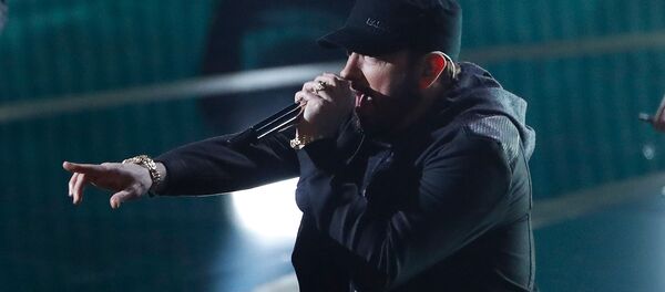 Эминем исполняет Lose Yourself на 92-й церемонии вручения премии Оскар (9 февраля 2020). Лос-Анджелес - Sputnik Армения