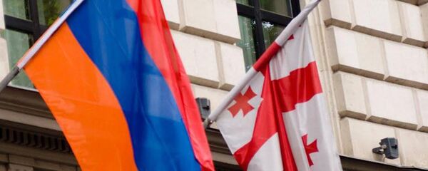 Флаги Армении и Грузии - Sputnik Армения