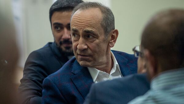 Роберт Кочарян на судебном заседании по делу 1-го марта (11 февраля 2020). Еревaн - Sputnik Армения