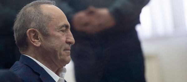 Роберт Кочарян на судебном заседании по делу 1-го марта (11 февраля 2020). Еревaн - Sputnik Արմենիա