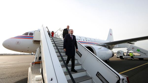 Премьер-министр Армении Никол Пашинян прибыл с официальным визитом в Германию (13 февраля 2020). Берлин - Sputnik Армения