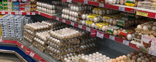 Продукты на прилавках супермаркета - Sputnik Արմենիա