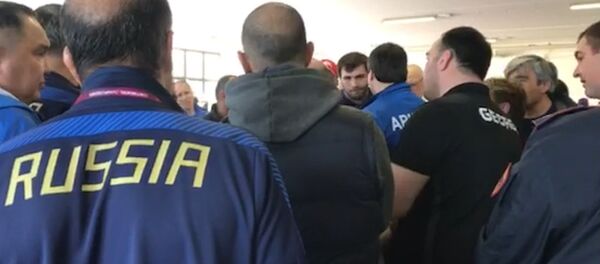 Բողոքի ակցիա Եվրոպայի ըմբշամարտի առաջնությունում. բողոքողների թվում են նաև հայերը - Sputnik Արմենիա