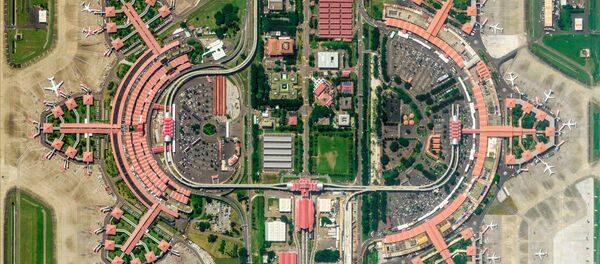 Ինդոնեզիայի Տանգերանգ քաղաքի միջազգային օդանավակայանը. Google Earth-ի լուսանկարը - Sputnik Արմենիա