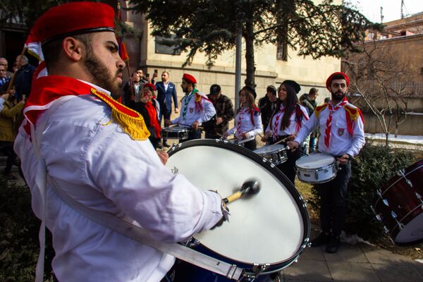 Շուքրան, Սիրիա․ Հայաստանը քայլերթով շնորհակալություն հայտնեց Ցեղասպանության ճանաչման համար Շուքրան, Սիրիա․ Հայաստանը քայլերթով շնորհակալություն հայտնեց Ցեղասպանության ճանաչման համար - Sputnik Արմենիա