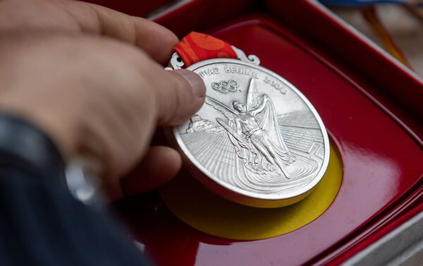 Серебряная медаль Пекинской Олимпиады тяжелоатлета Тиграна Мартиросяна - Sputnik Армения