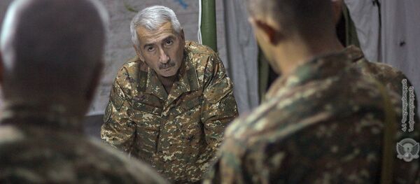 Начальник управления по работе с личным составом генерал-майор Алексан Алексанян - Sputnik Армения