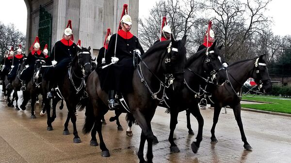 Королевская конная гвардия Великобритании в Лондоне - Sputnik Армения