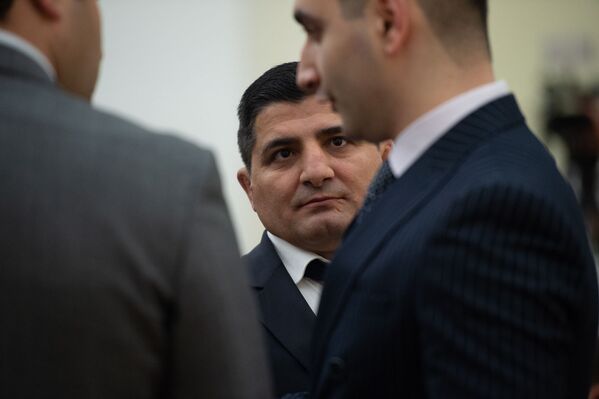 Армен Назарян перед началом церемонии награждения лучших спортсменов 2019 года (21 февраля 2020). Еревaн - Sputnik Армения