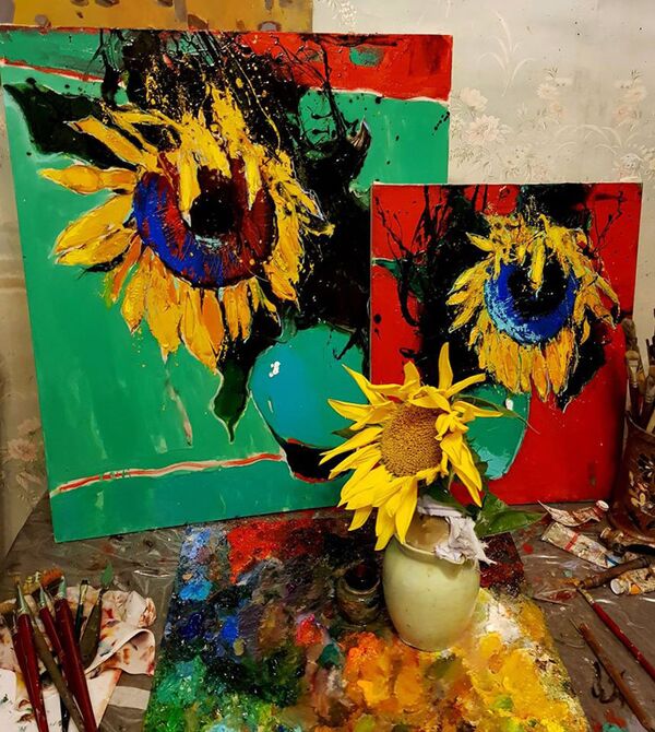 Не любит сравнения с Сарьяном, или Почему армянский художник рисует только Тифлис - Sputnik Армения