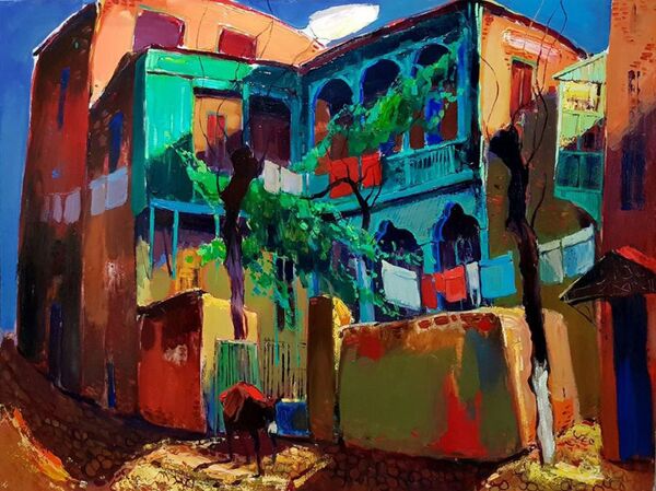 Не любит сравнения с Сарьяном, или Почему армянский художник рисует только Тифлис - Sputnik Армения