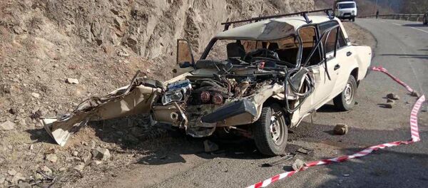 Дорожно-транспортное происшествие в Тавуше (24 февраля 2020). Айгедзор Дорожно-транспортное происшествие в Тавуше (24 февраля 2020). Айгедзор - Sputnik Армения