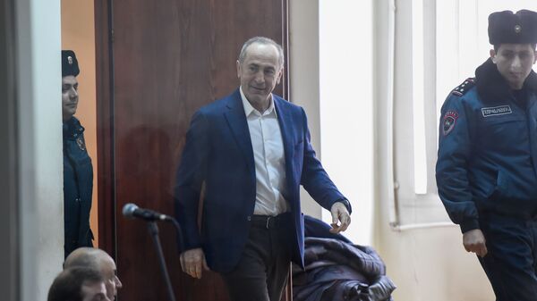 Роберт Кочарян на судебном заседании по делу 1 марта (25 февраля 2020). Еревaн - Sputnik Արմենիա