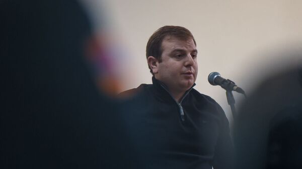 Адвокат Эрик Алексанян на судебном заседании по делу 1 марта (25 февраля 2020). Еревaн - Sputnik Армения