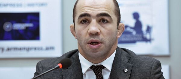 Арсен Джулфалакян на пресс-конференции (26.2.2020). Еревaн Арсен Джулфалакян на пресс-конференции (26.2.2020). Еревaн - Sputnik Արմենիա