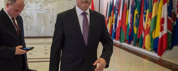 Генеральный секретарь ОДКБ Станислав Зась после встречи с министром иностранных дел Армении (28 февраля 2020). Еревaн Генеральный секретарь ОДКБ Станислав Зась после встречи с министром иностранных дел Армении (28 февраля 2020). Еревaн - Sputnik Армения