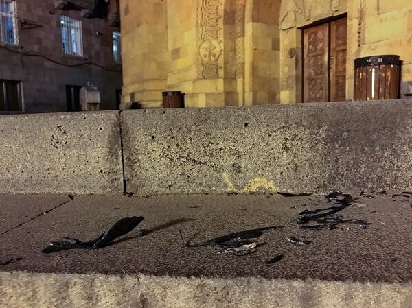 Пепельный дождь в Ереване: МЧС раскрыло тайну странного явления - фото и видео - Sputnik Армения