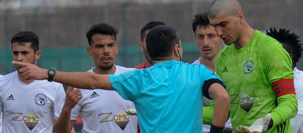 Футбольный матч Армянской премьер-лиги между командами Пюник - Гандзасар Капан (29 февраля 2020). Еревaн - Sputnik Արմենիա