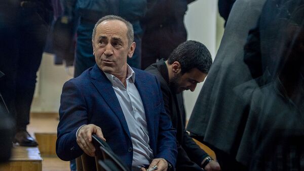 Роберт Кочарян на судебном заседании по делу 1 марта (3 марта 2020). Еревaн - Sputnik Армения