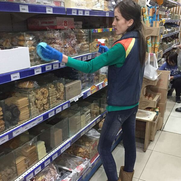 Меры против коронавируса в Армении: дезинфекция в магазинах проводится 3-4 раза в день - Sputnik Армения