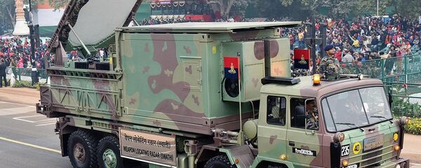 Радар обнаружения оружия (Swathi) во время генеральной репетиции парада в честь Дня Республики-2018 (23 января 2018). Нью-Дели - Sputnik Արմենիա