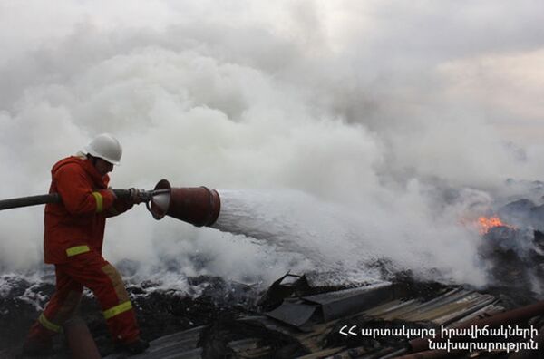 Пожар возле села Мргашен (7 марта 2020). - Sputnik Արմենիա