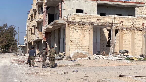 Район освобожденного от боевиков города Серакиб в Сирии - Sputnik Արմենիա