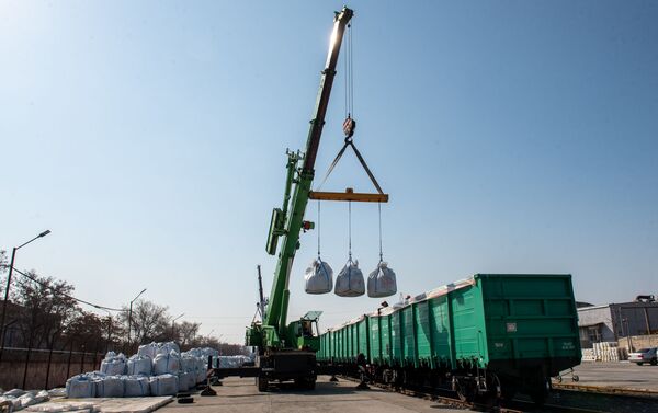 Ввод в строй новых вагонов Южно-Кавказской железной дороги для перевозки руды (9 марта 2020). Еревaн - Sputnik Армения