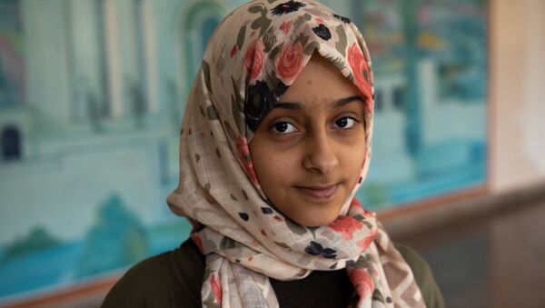Ученица из Йемена Алия Ахмад Абдураб Магамед в школе им. Ашота Навасардяна - Sputnik Արմենիա