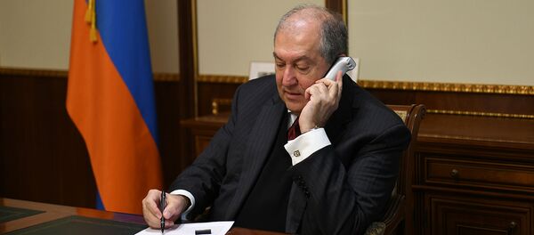 Президент Армен Саркисян провел телефонный разговор Президент Армен Саркисян провел телефонный разговор - Sputnik Արմենիա