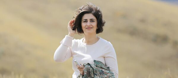 Пресс-секретарь МО РА Шушан Степанян Пресс-секретарь МО РА Шушан Степанян - Sputnik Արմենիա