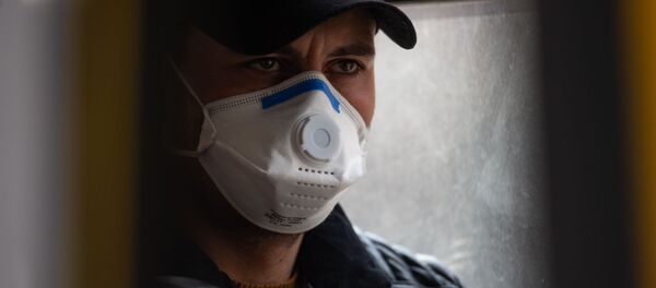 Пассажир в общественном транспорте в Ереване - Sputnik Армения