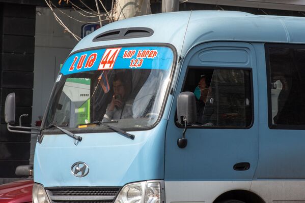Водитель автобуса в Ереване - Sputnik Армения