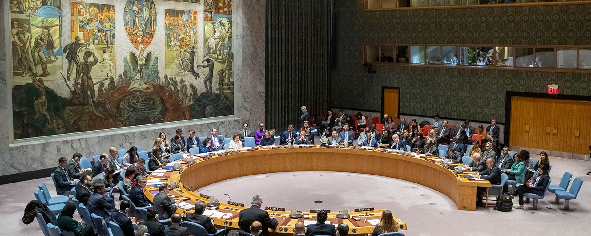 Совет Безопасности ООН проводит заседание по Ближнему Востоку (20 ноября 2019). Нью-Йорк - Sputnik Армения, 1920, 25.03.2024